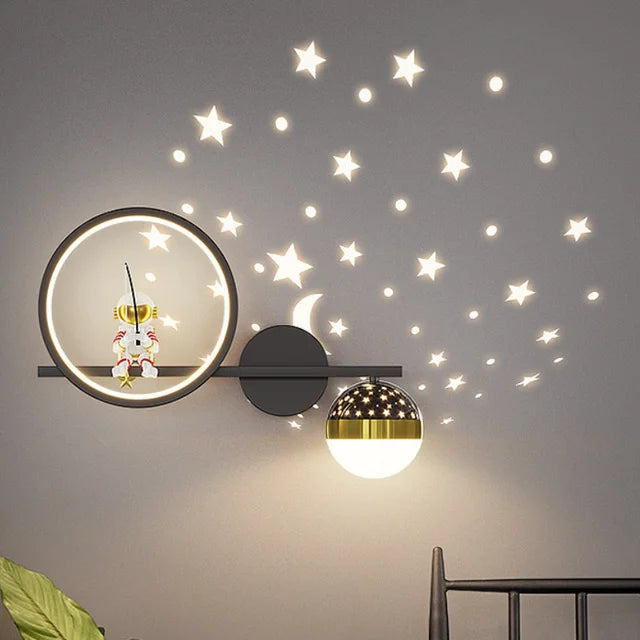Lampada da parete moderna per bambini LittleBeam - illuminazione giocosa per la cameretta