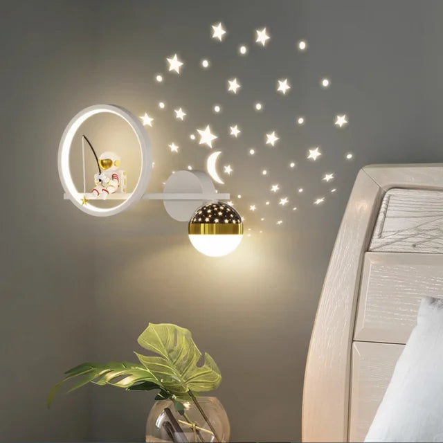 Lampada da parete moderna per bambini LittleBeam - illuminazione giocosa per la cameretta