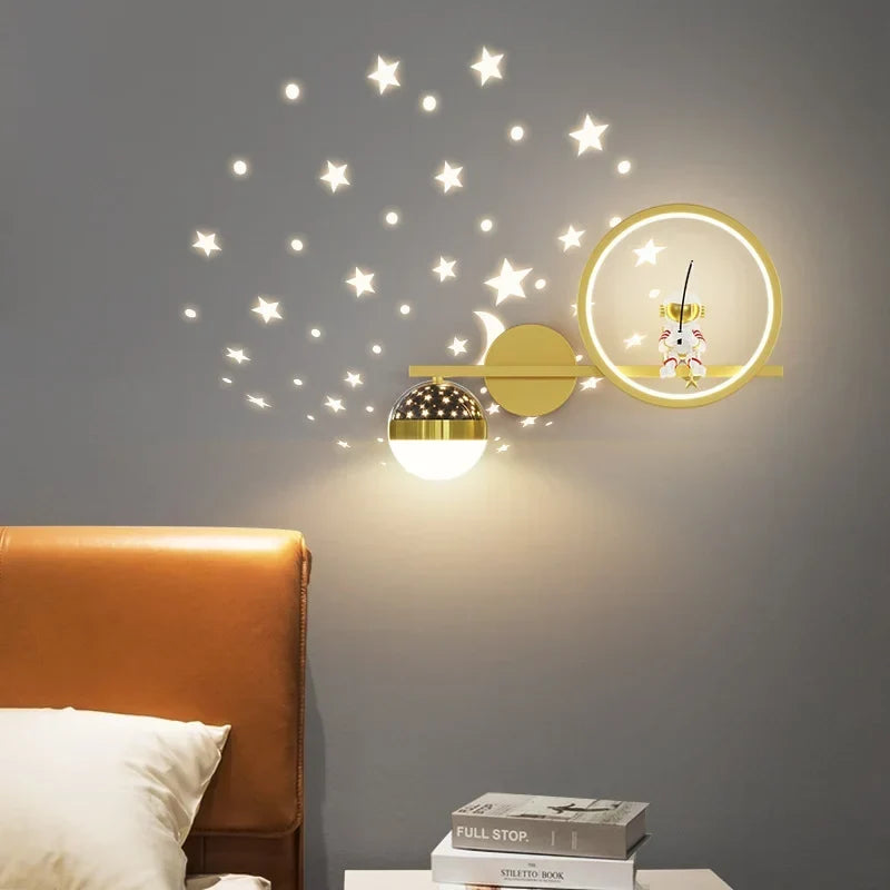 Lampada da parete moderna per bambini LittleBeam - illuminazione giocosa per la cameretta
