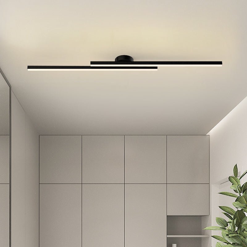 LumenVale Minimalistyczna aluminiowa lampa sufitowa LED — montaż półprzylegający, średnica 60 cm