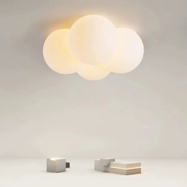 مصباح سقفي عصري من Lumenora Halo — غطاء حلقي متصل، تركيب ملاصق للسقف