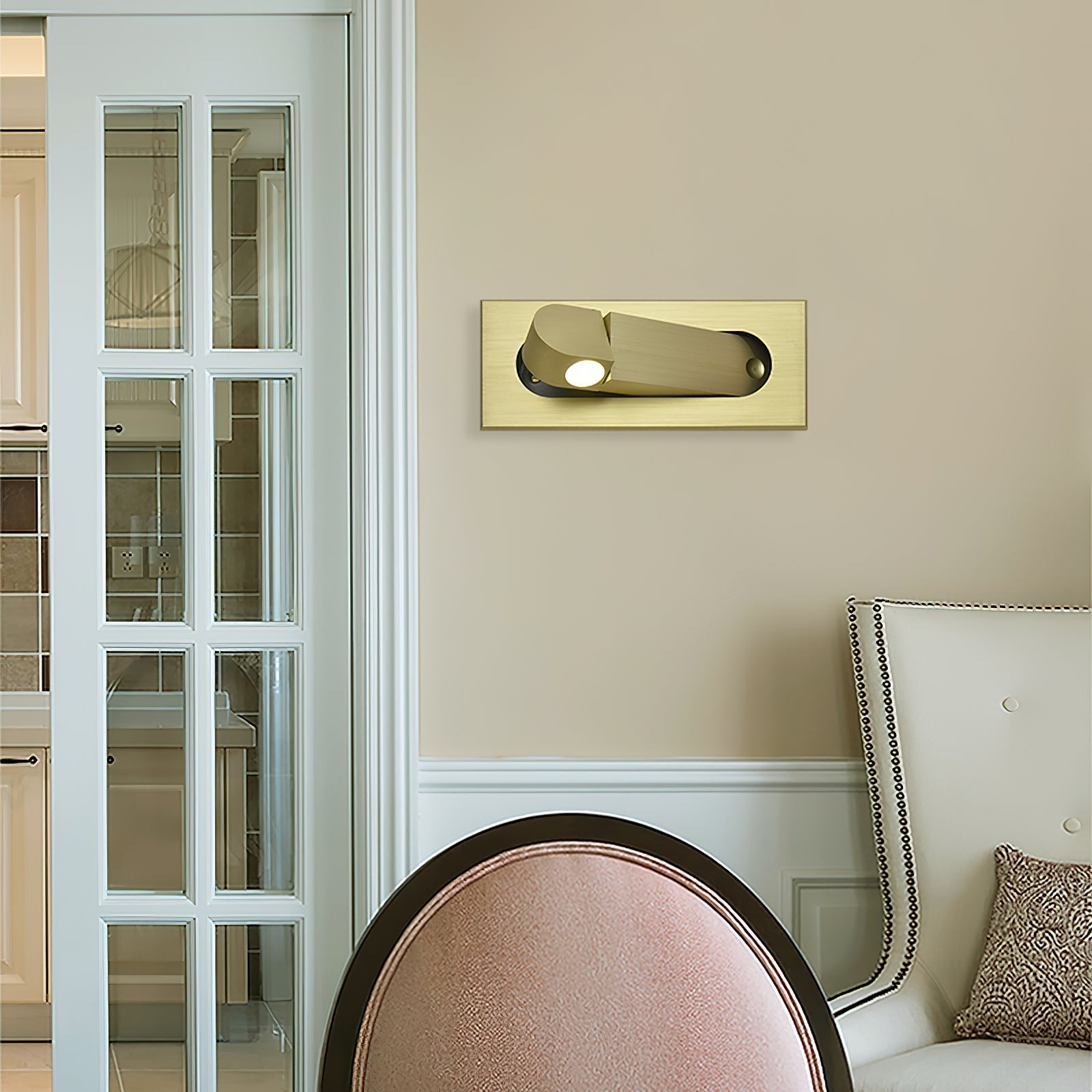 NyraLume Halo Wall Lamp For Bedside Reading Ambient Backlight