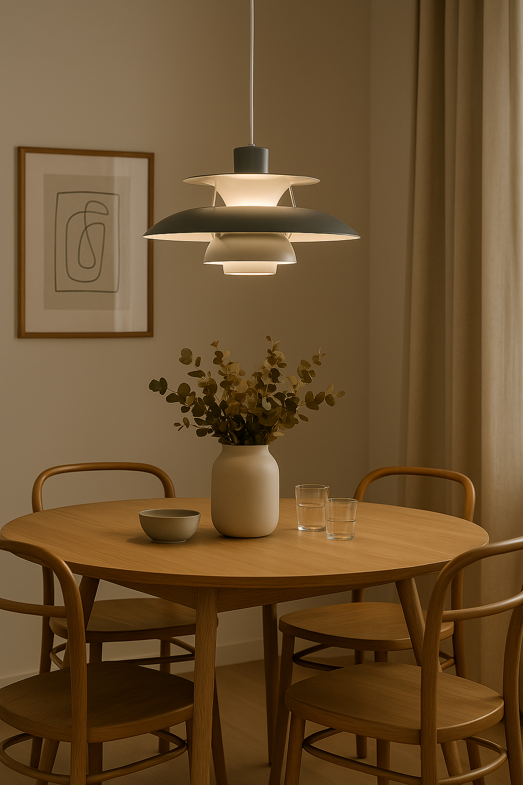 Kulaté stmívatelné LED stropní svítidlo — odolný moderní design