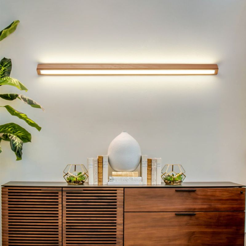 Ozumi moderni LED-seinävalaisin – puuta ja akryyliä, 1/2-valoinen