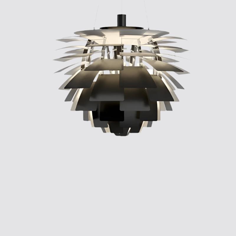 NovaLuxe LumaArc Pendant Light Featuring Artichoke Design