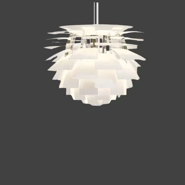 NovaLuxe LumaArc Pendant Light Featuring Artichoke Design