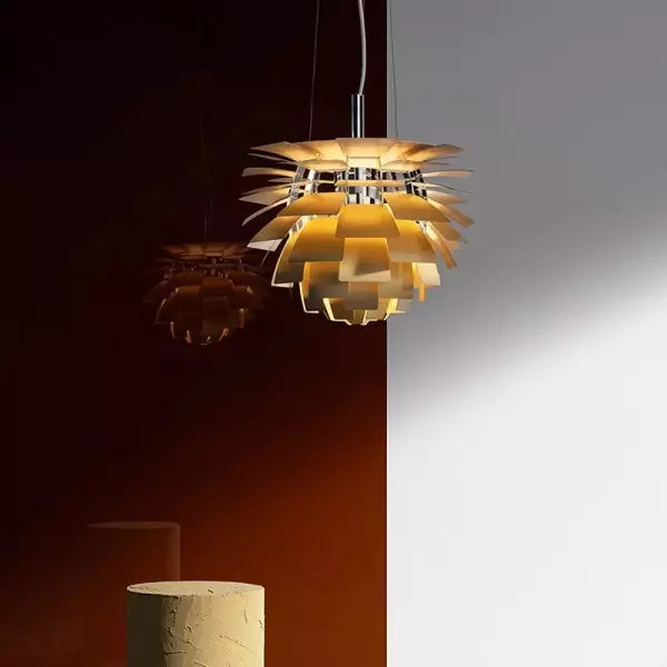 NovaLuxe LumaArc Pendant Light Featuring Artichoke Design
