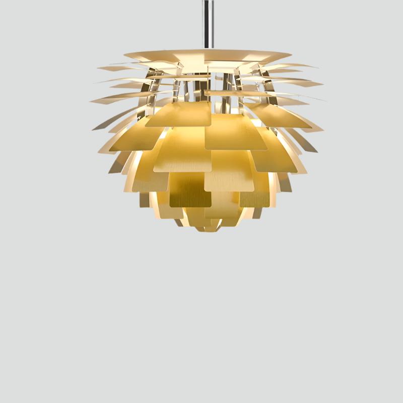 NovaLuxe LumaArc Pendant Light Featuring Artichoke Design