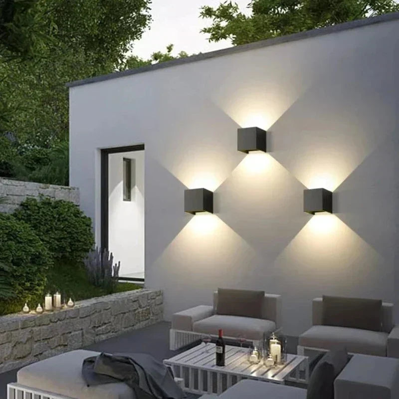 MetroLite modern utomhusvägglampa - stilren och elegant design