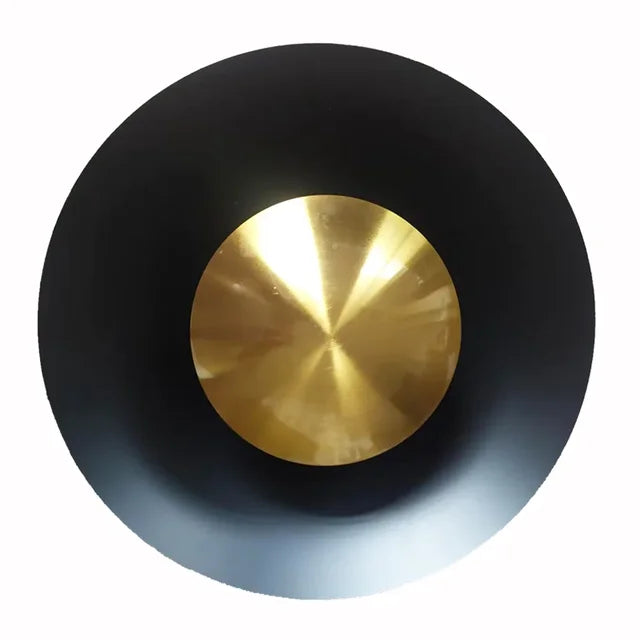 ColorBurst Modern Round Lamp — LED Light Waves, Color Options