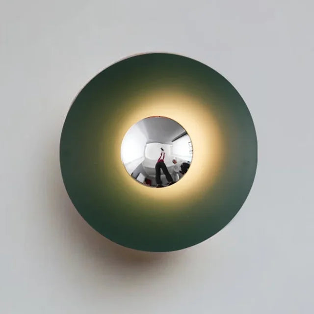 ColorBurst Modern Round Lamp — LED Light Waves, Color Options
