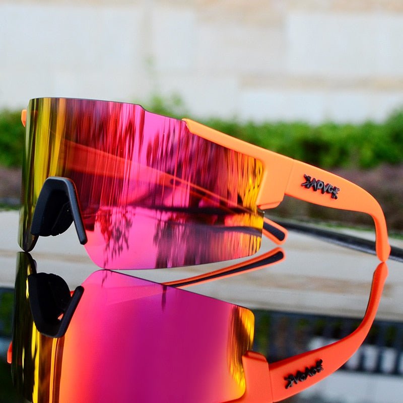 reflectride-peilatut pyöräilyaurinkolasit - aerodynaaminen aurinkosuoja