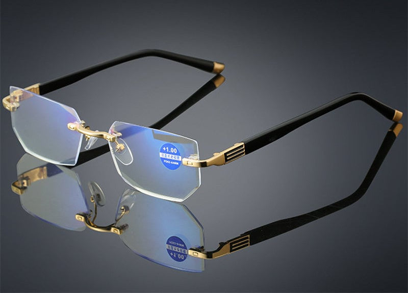 visionplus Multifocal Progressive Anti-Blue Light Reading Glasses