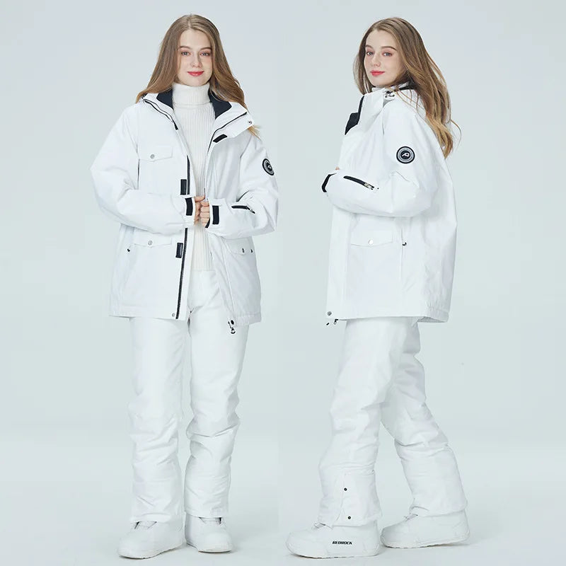 Winddichte, gefütterte Winterjacke für Herren und Damen – lässige Passform
