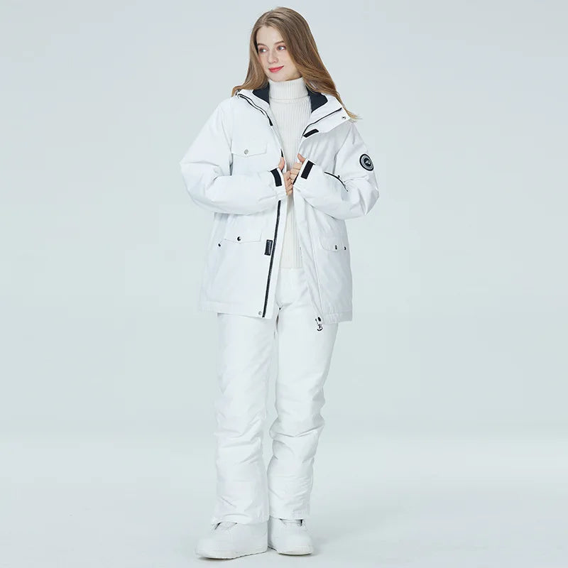 Winddichte, gefütterte Winterjacke für Herren und Damen – lässige Passform