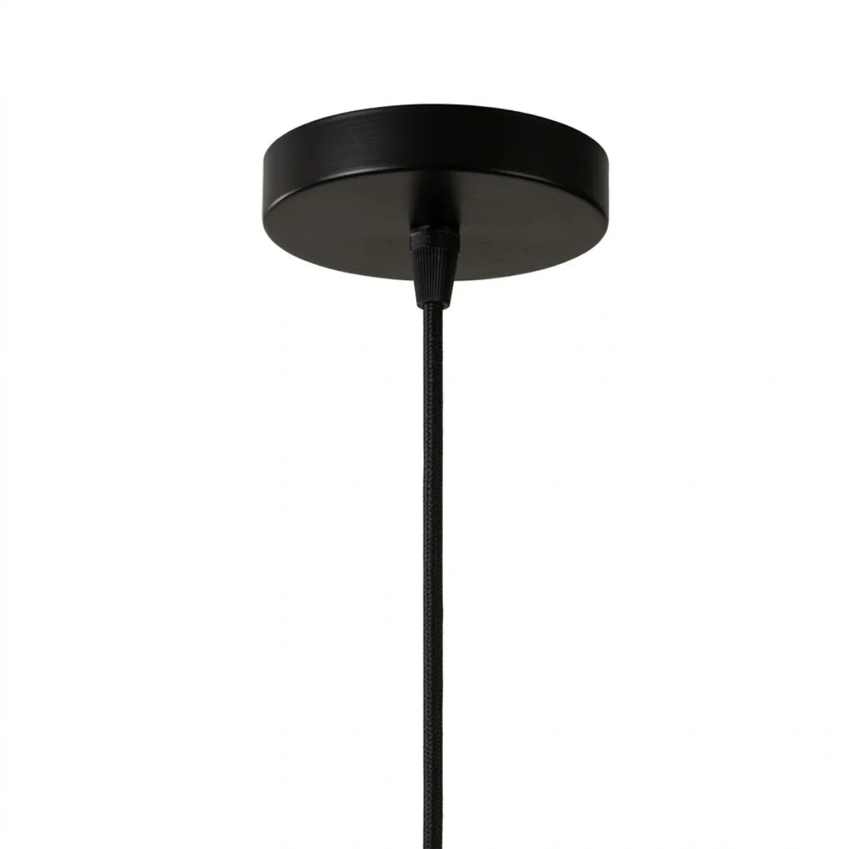 Modern Pendant Light -- Natural  Rope Fiber & Brass Metal Frame - Flindria