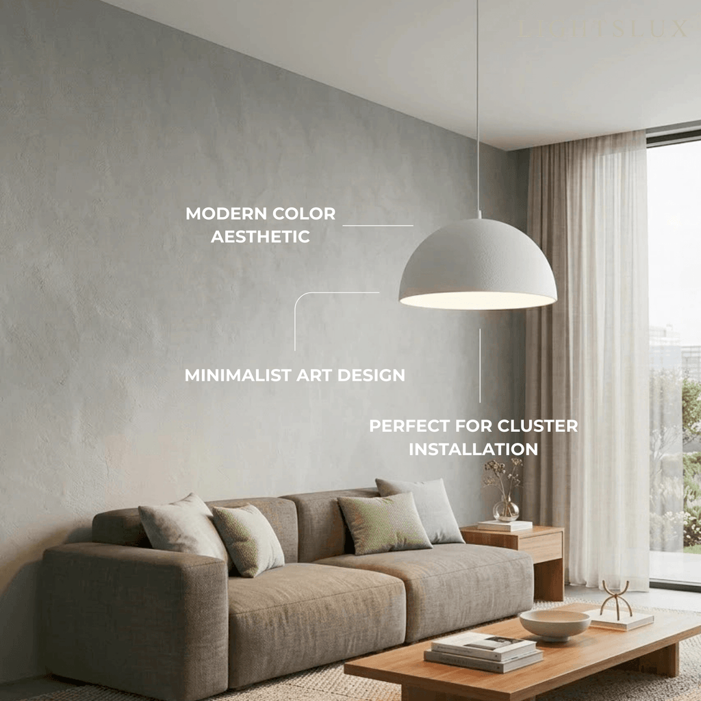 Minimalist Pendant Light -- Aluminum for Kitchen Island - Flindria
