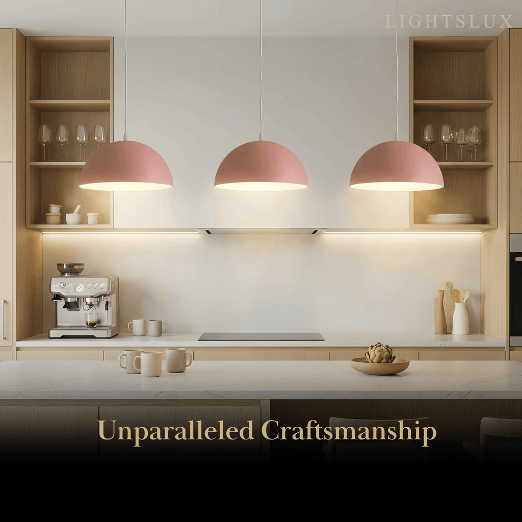 Minimalist Pendant Light -- Aluminum for Kitchen Island - Flindria