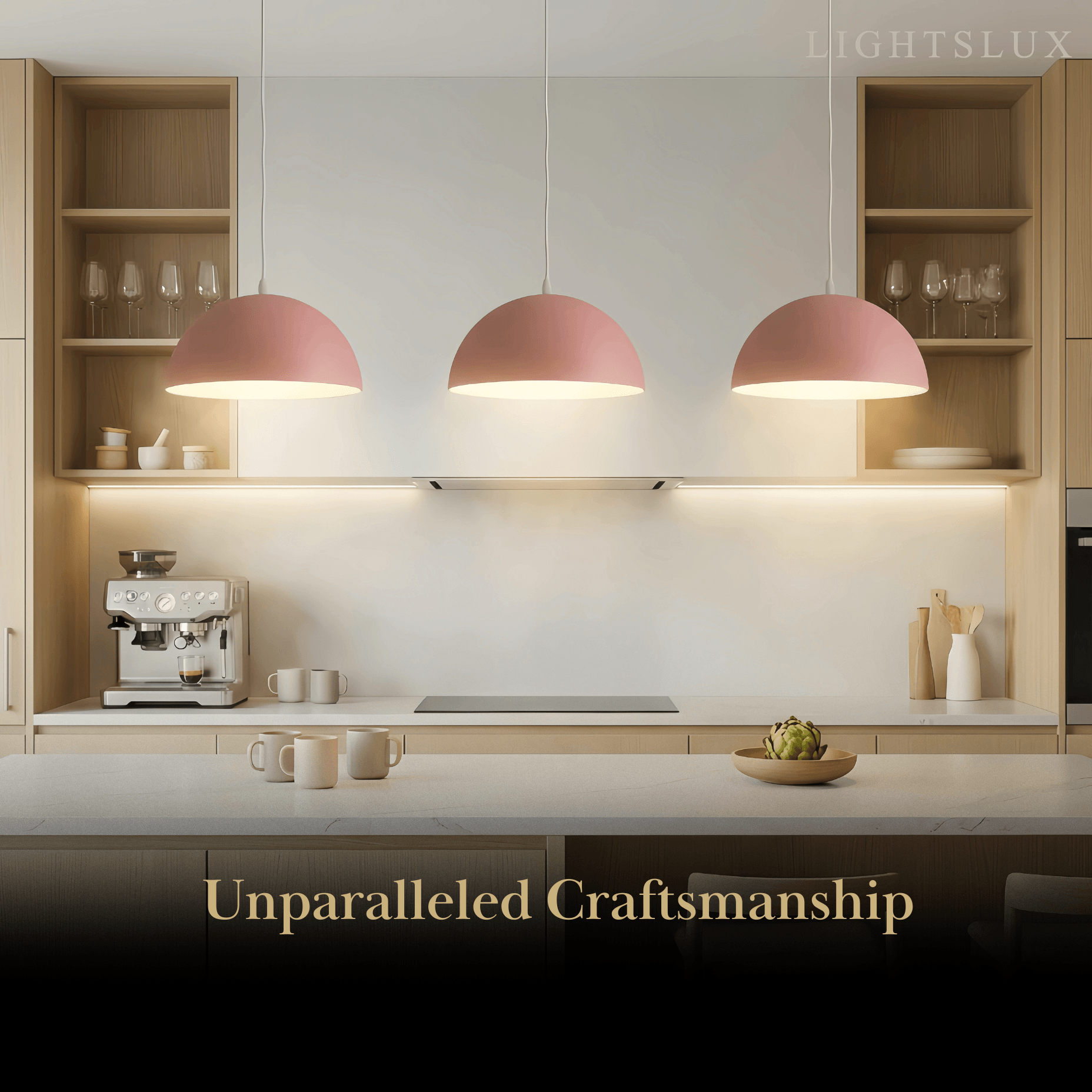 Minimalist Pendant Light -- Aluminum for Kitchen Island - Flindria