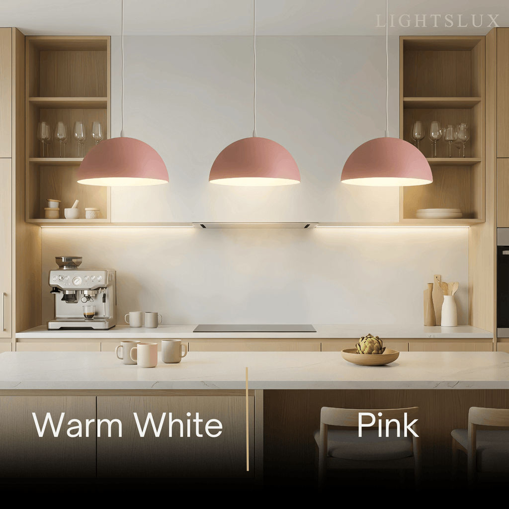 Minimalist Pendant Light -- Aluminum for Kitchen Island - Flindria