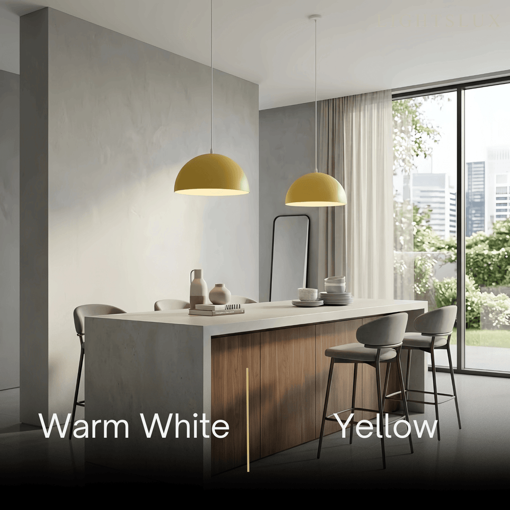 Minimalist Pendant Light -- Aluminum for Kitchen Island - Flindria