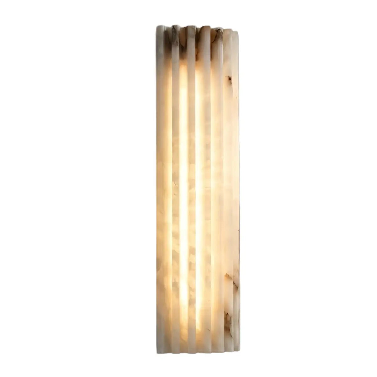 Modern Alabaster Wall Light — White for Living Room - Flindria