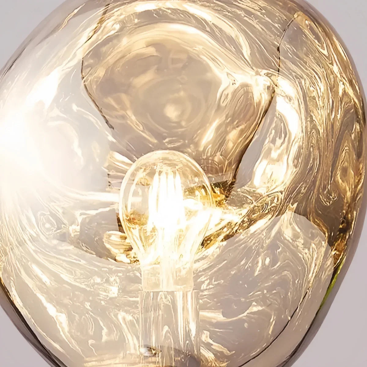 Lampe de table moderne — Métal chrome/or/orange pour salon - Flindria