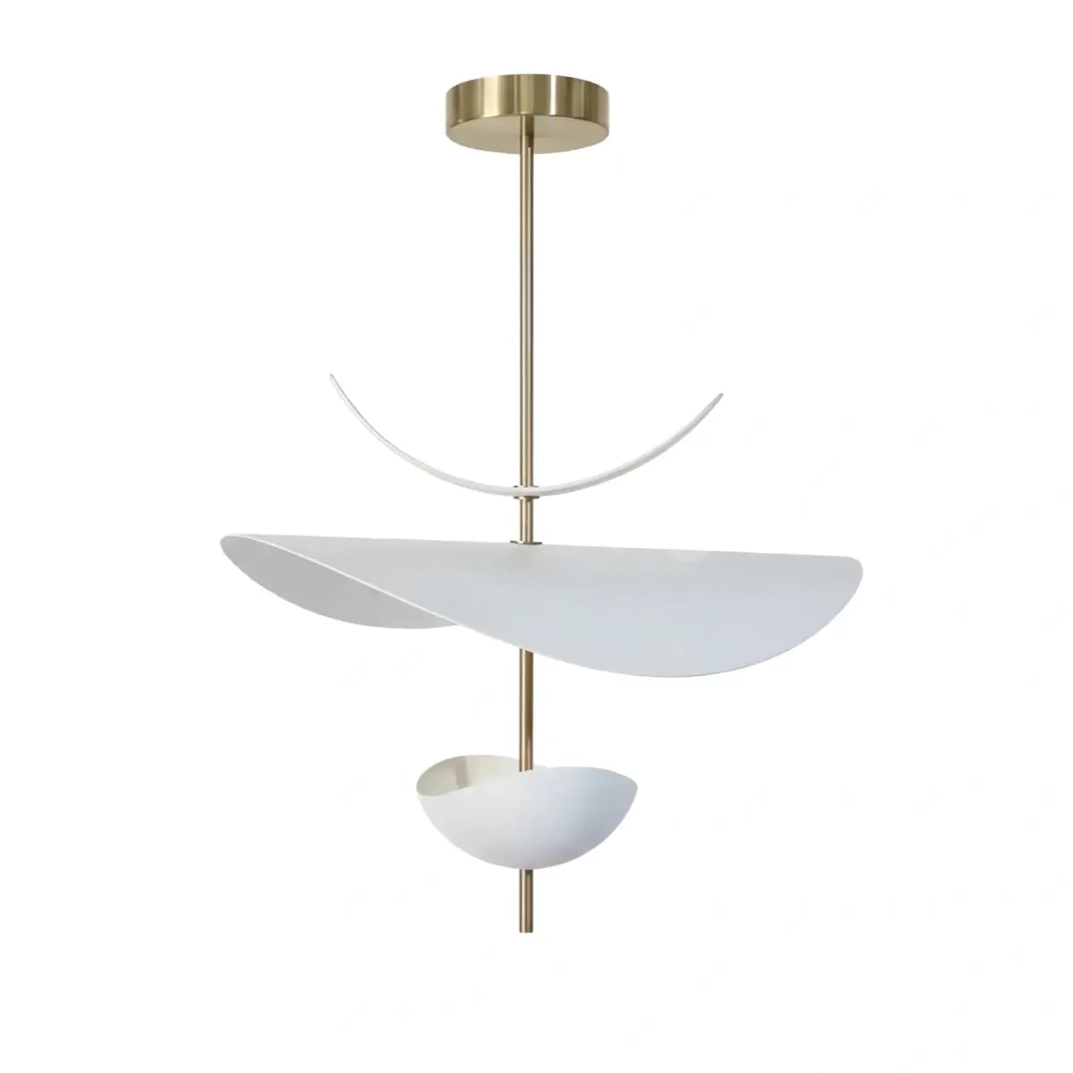 Nordic Pendant Lamp — White Layered Design for Dining Room - Flindria