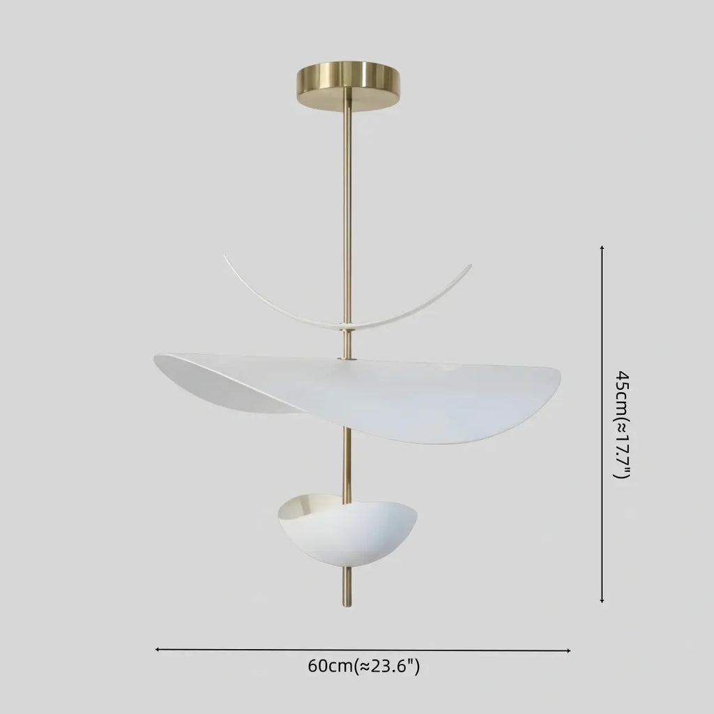 Nordic Pendant Lamp — White Layered Design for Dining Room - Flindria