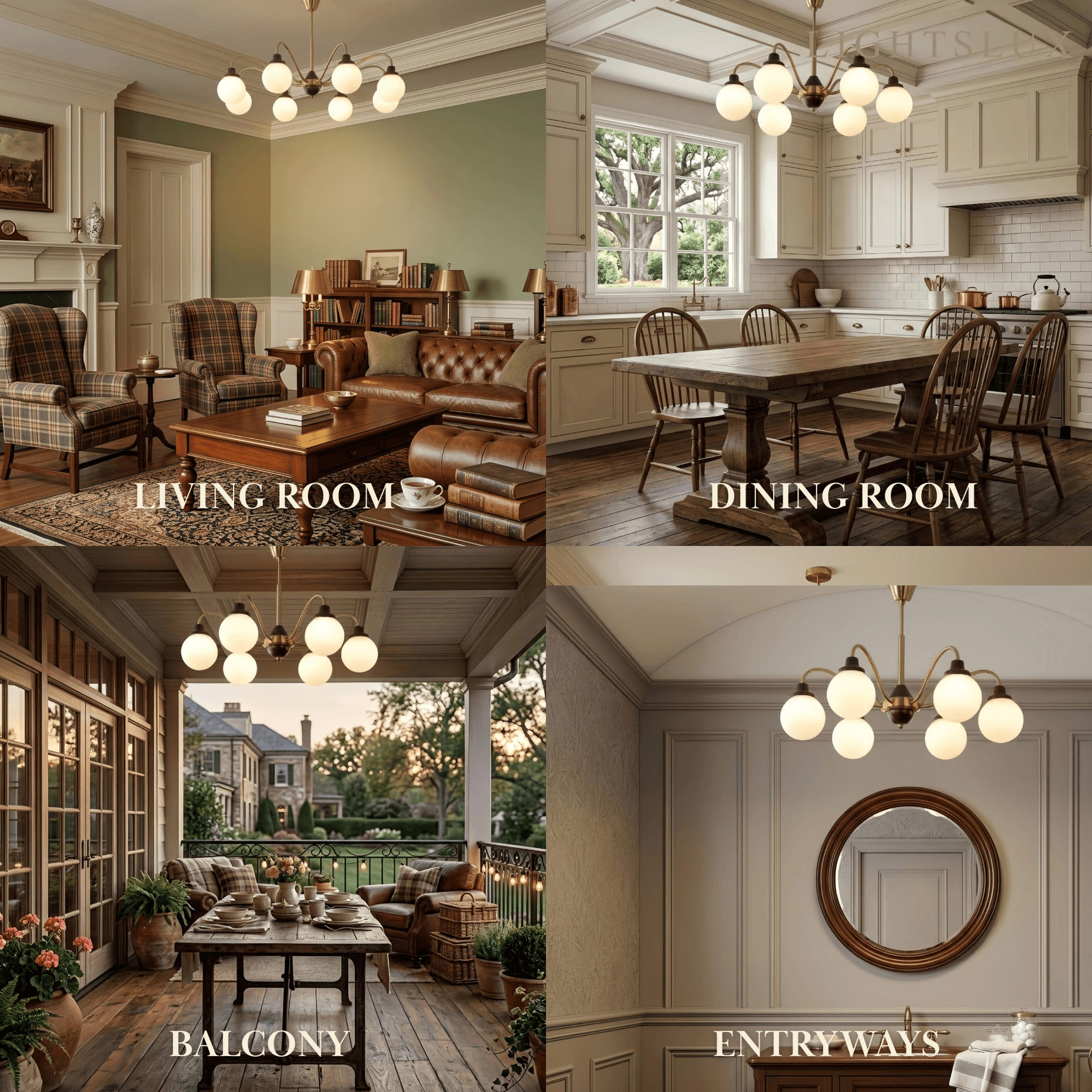 Moderne glazen kroonluchter – Goud & Wit voor woonkamer/slaapkamer/eetkamer - Flindria