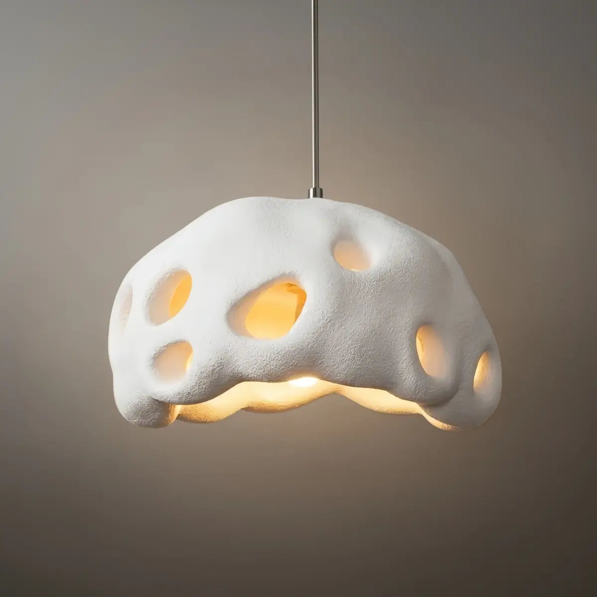 Modern Pendant Light – Resin White/Beige/Grey/Black for Living Room - Flindria