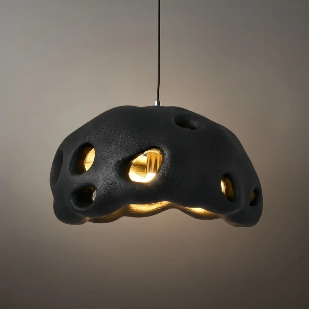 Modern Pendant Light – Resin White/Beige/Grey/Black for Living Room - Flindria
