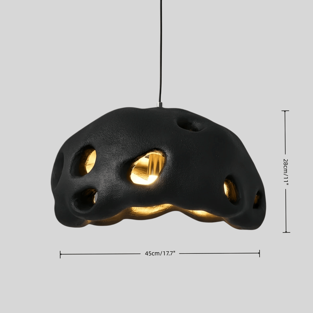 Modern Pendant Light – Resin White/Beige/Grey/Black for Living Room - Flindria