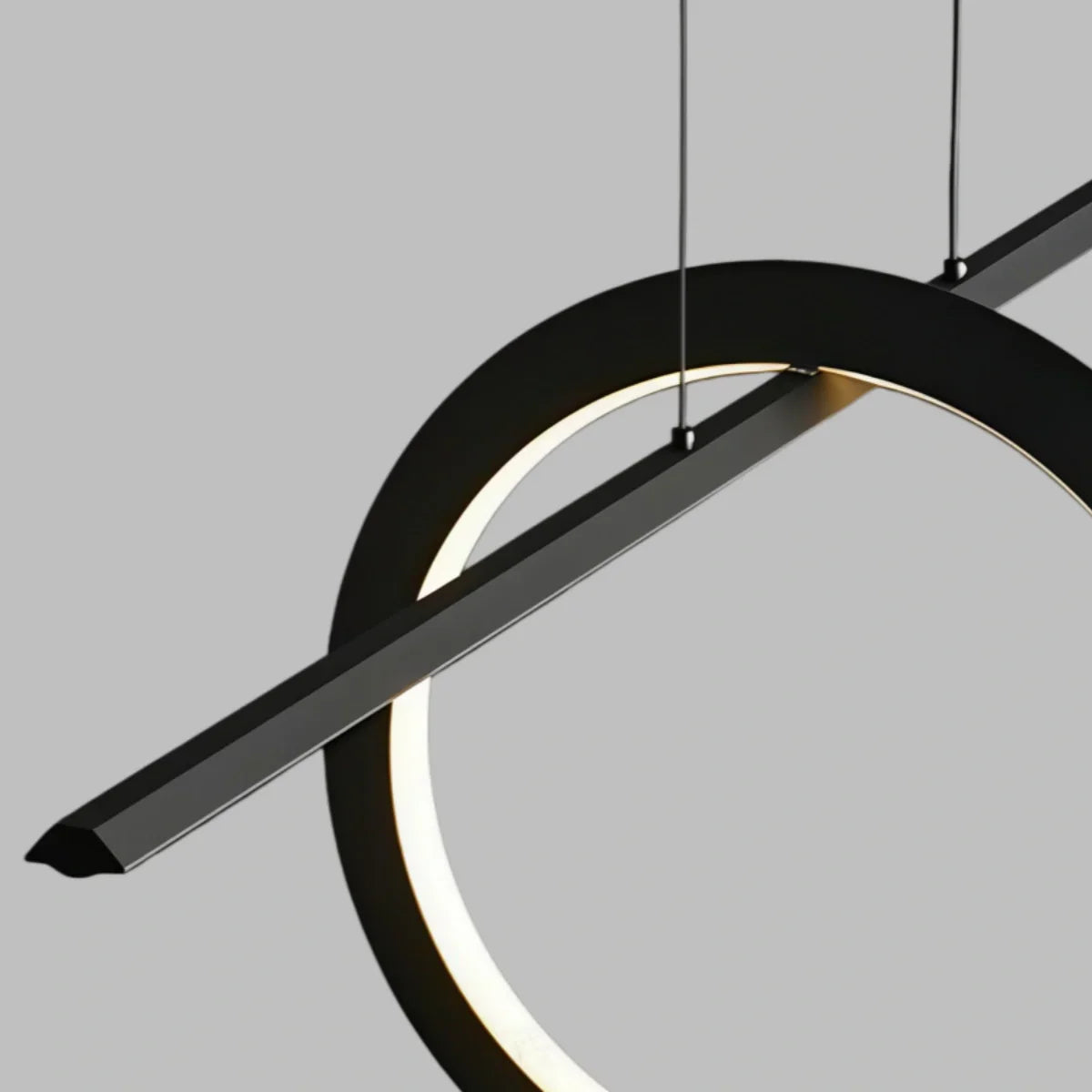 Minimalist Pendant Light — Metal & Silica Gel with Black & White for  Kitchen - Flindria