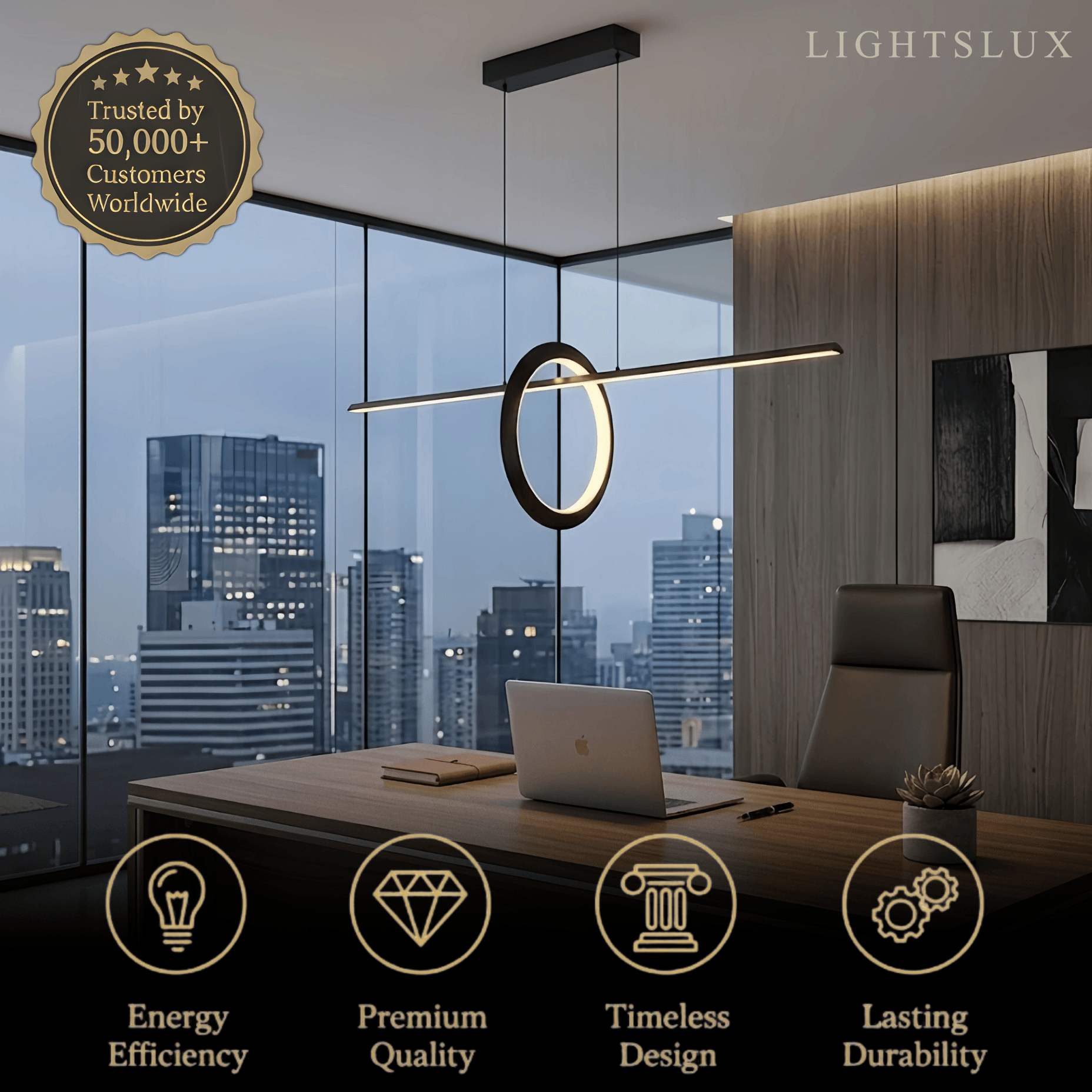 Minimalist Pendant Light — Metal & Silica Gel with Black & White for  Kitchen - Flindria
