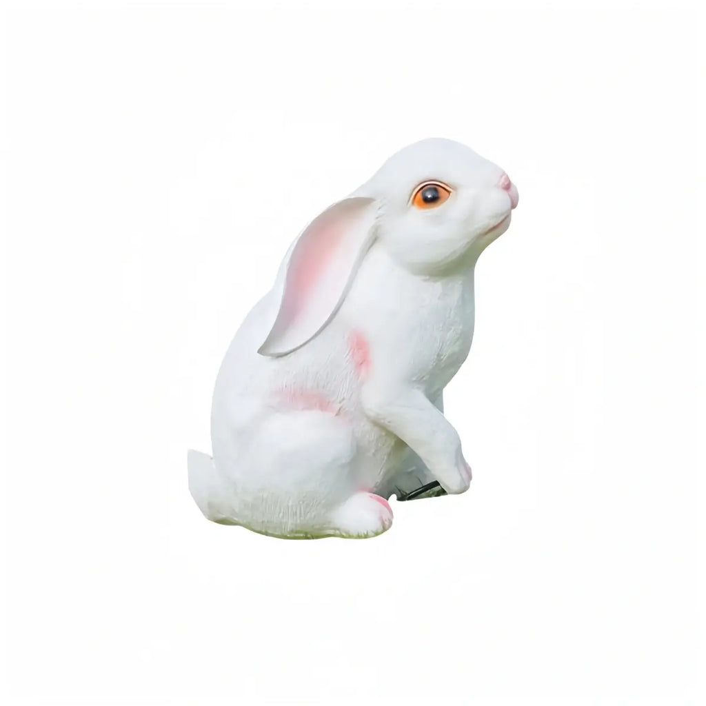 מנורת דשא ארנב פסחא — סיבי זכוכית ושרף לבן לגינה - פלינדריה