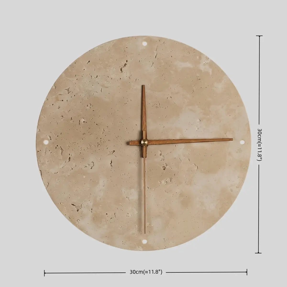 Minimalist Wall Lamp -- Travertine Natural Stone for Living Room - Flindria