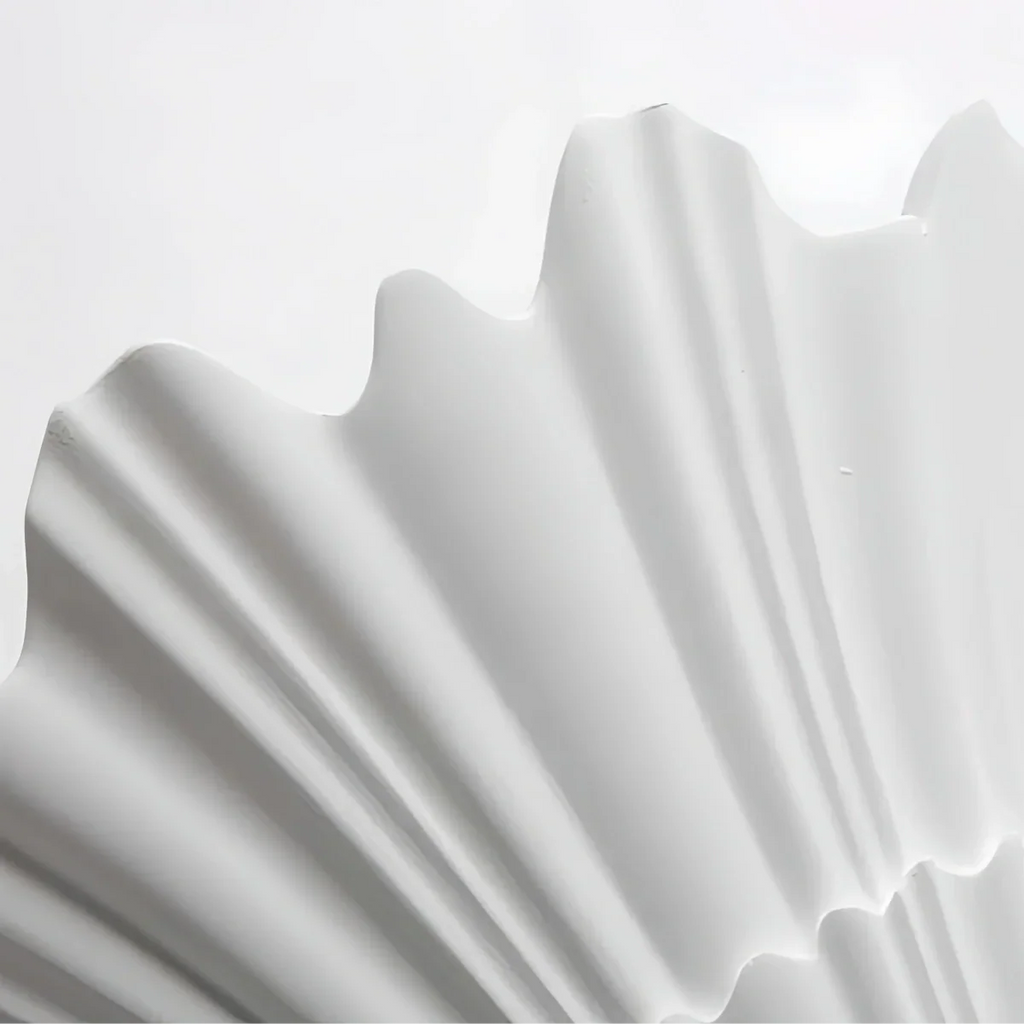 Modern Wall Lamp — Plaster White for Entryway / Living Room / Reading Nook - Flindria