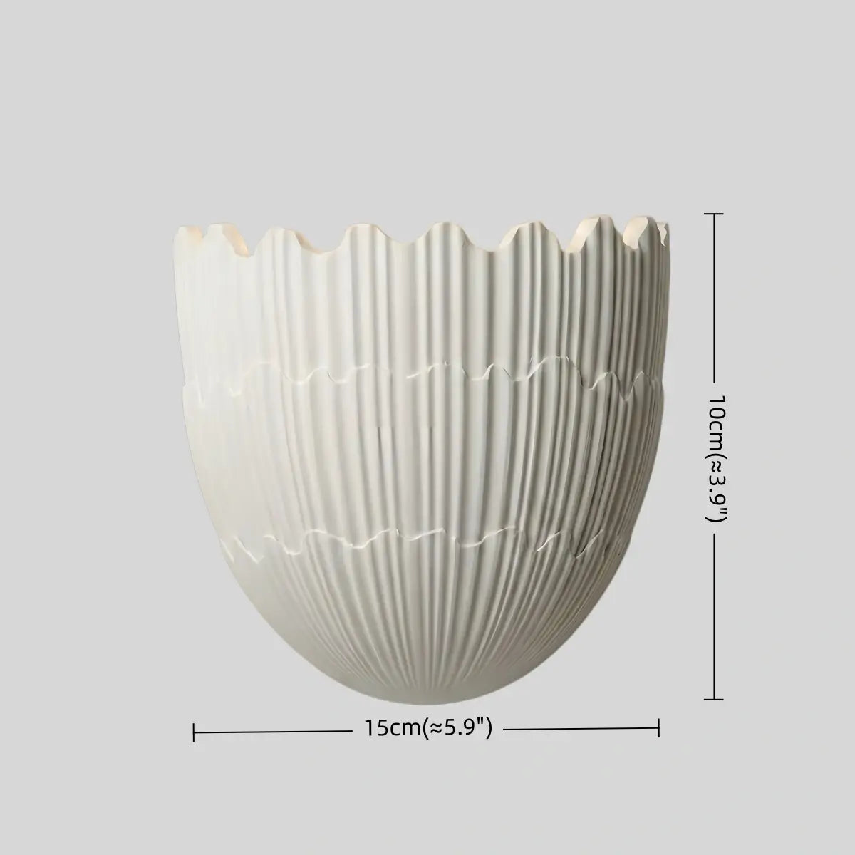 Modern Wall Lamp — Plaster White for Entryway / Living Room / Reading Nook - Flindria