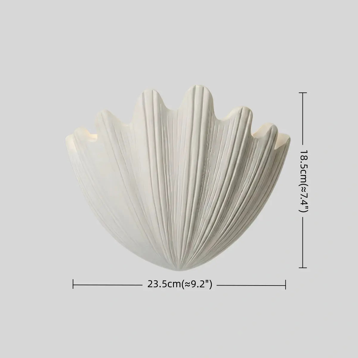Modern Wall Lamp — Plaster White for Entryway / Living Room / Reading Nook - Flindria