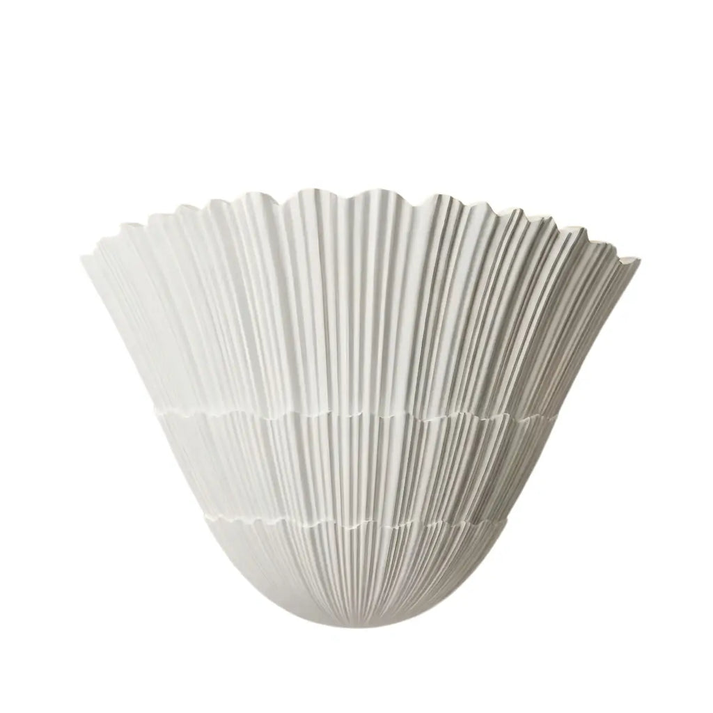 Modern Wall Lamp — Plaster White for Entryway / Living Room / Reading Nook - Flindria