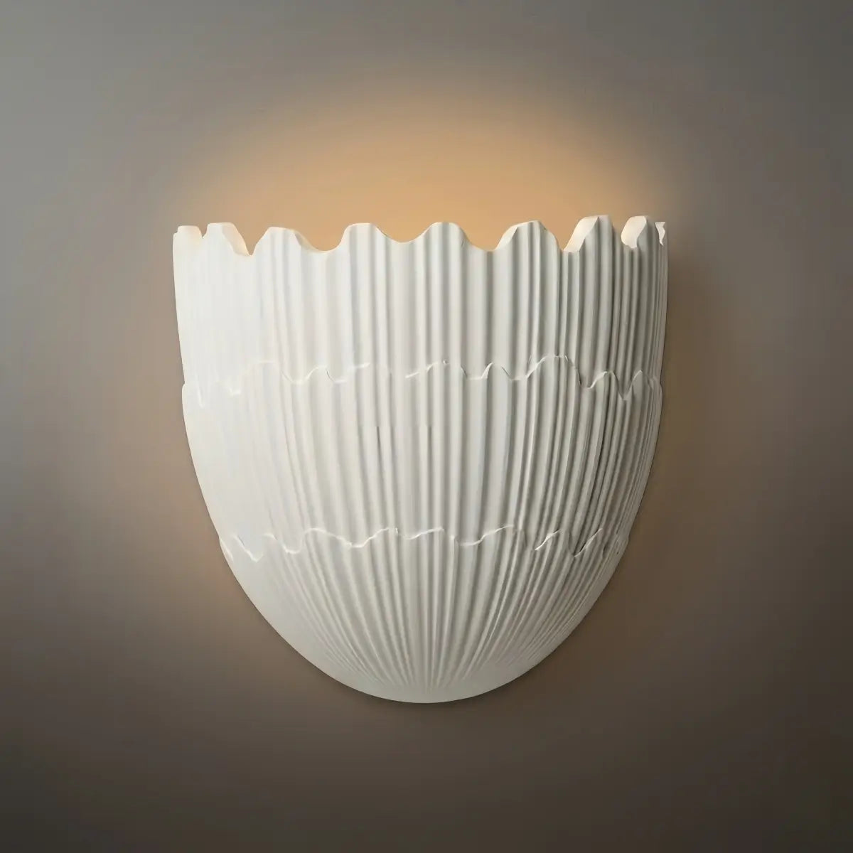 Applique murale moderne — Plâtre blanc pour entrée/salon/coin lecture - Flindria