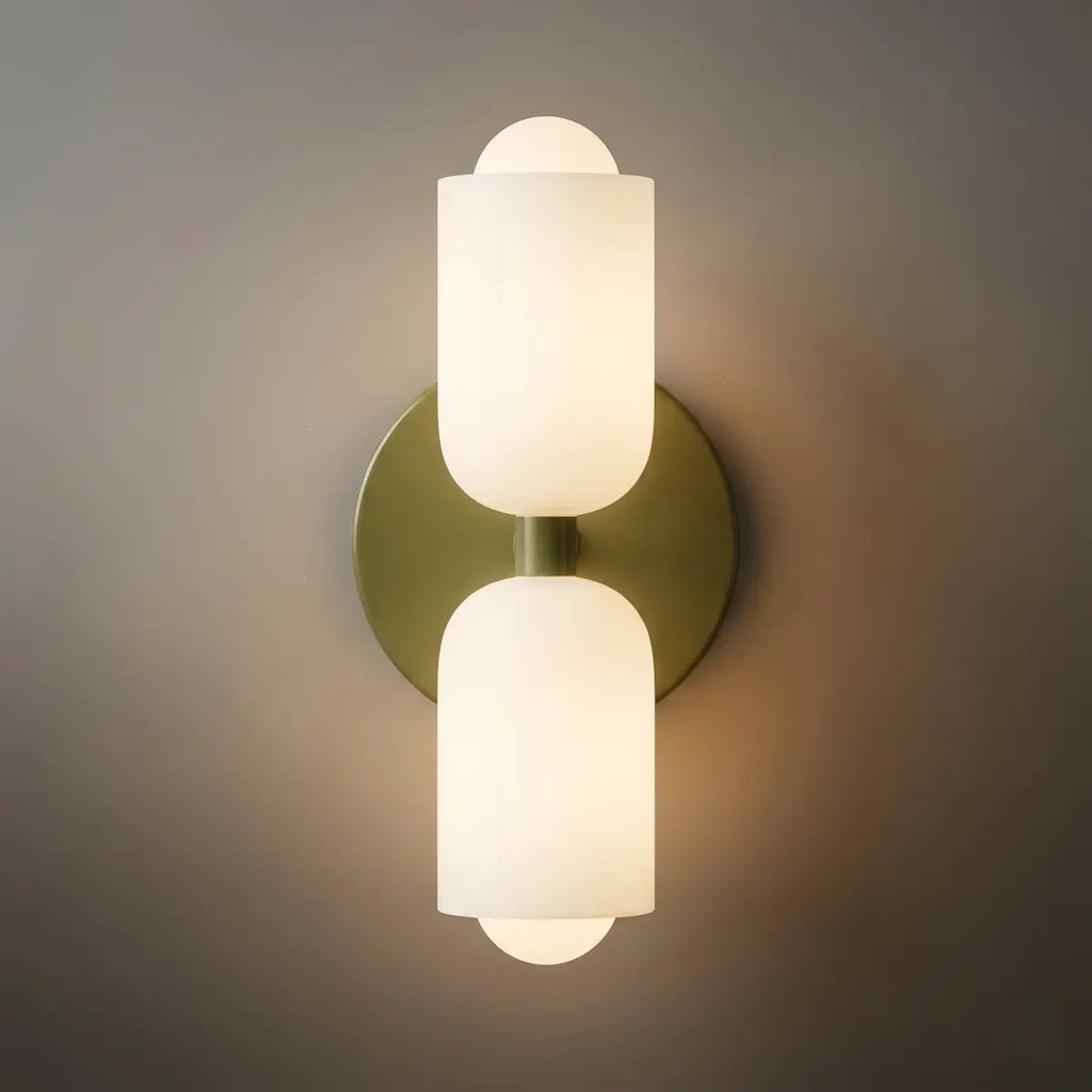 Modern LED Wall Lamp — Gold/Black/Green Metal for Bedroom/Living Room/Dining Room - Flindria