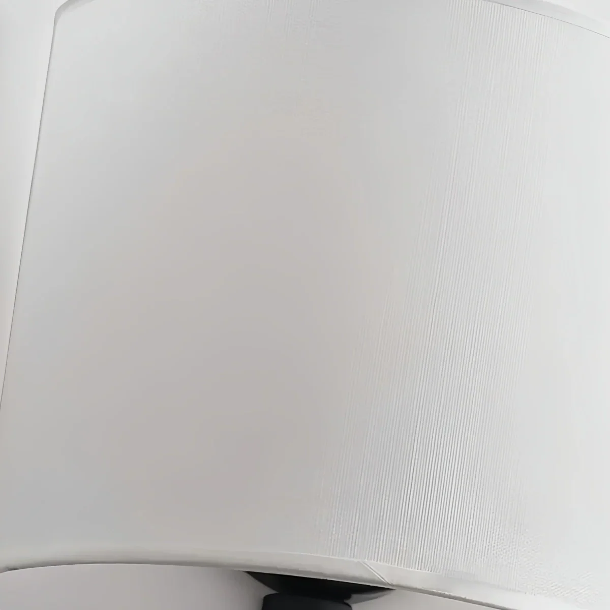 Art Fabric Sconce Wall Lamp -- Solid Wood & Fabric Black/White/Wood Color for Indoor - Flindria