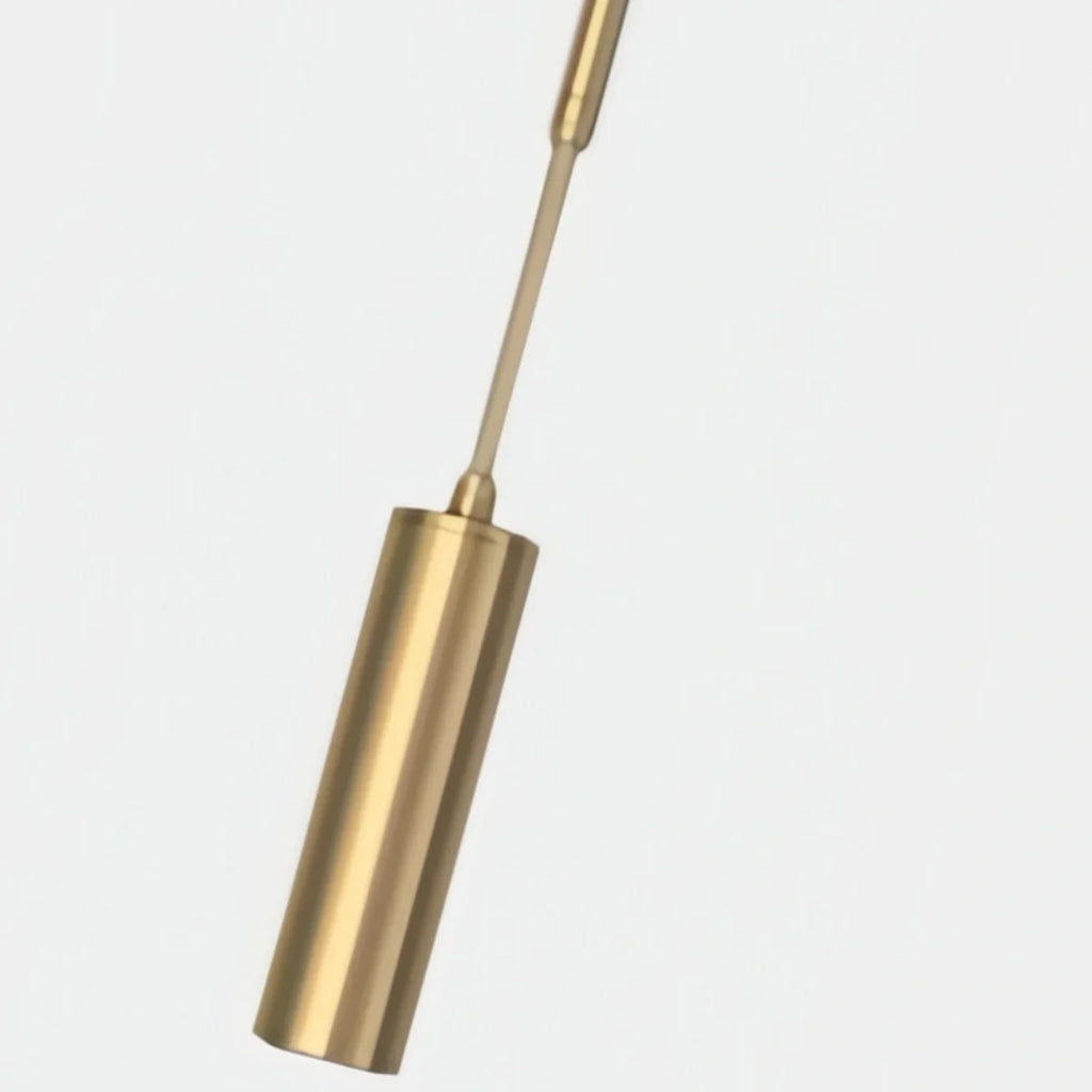 Minimalist Wall Lamp -- Brass Ring Gold/Black for Bedroom Living Room Study - Flindria