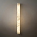 Minimalist Wall Lamp – Vertical Marble White for Bedroom / Living Room - Flindria