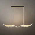 Lustre Nórdico Moderno — Metal & Acrílico Preto Dourado para Sala de Jantar - Flindria