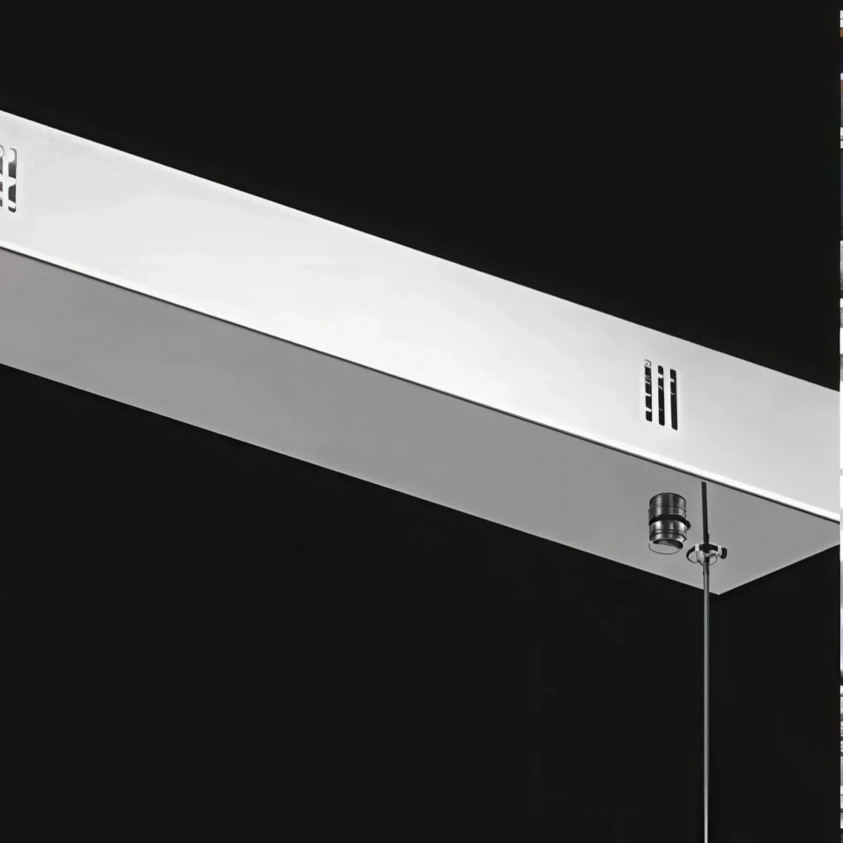 Moderne luxe hanglamp — koolstofstaal en K9 kristal helder voor eetkamer - Flindria