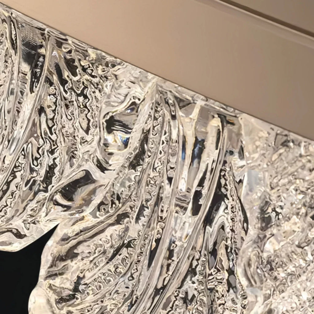 Lustre de Pendentes Moderno – Anel Dourado Rosa / Linear para Sala de Estar / Sala de Jantar - Flindria