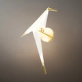 Modern Wall Lamp – Acrylic Bird Gold/White for Living Room / Bedroom - Flindria